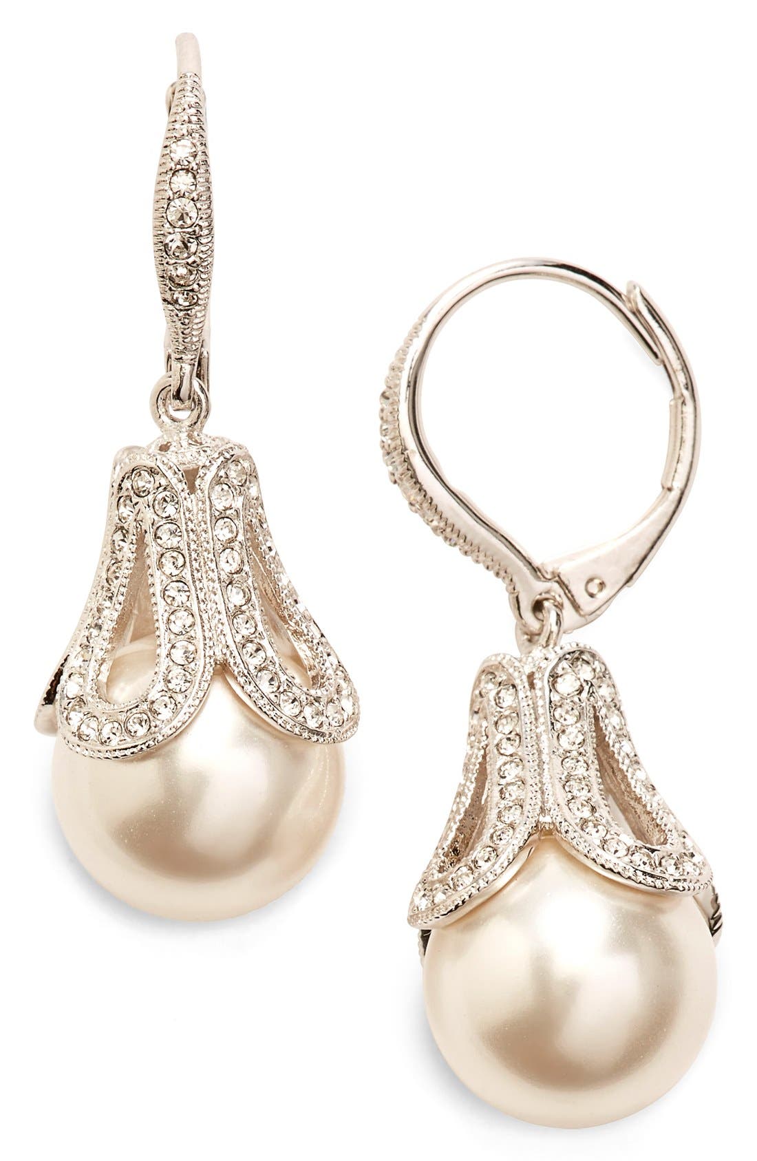 Nadri Imitation Pearl Drop Earrings Nordstrom