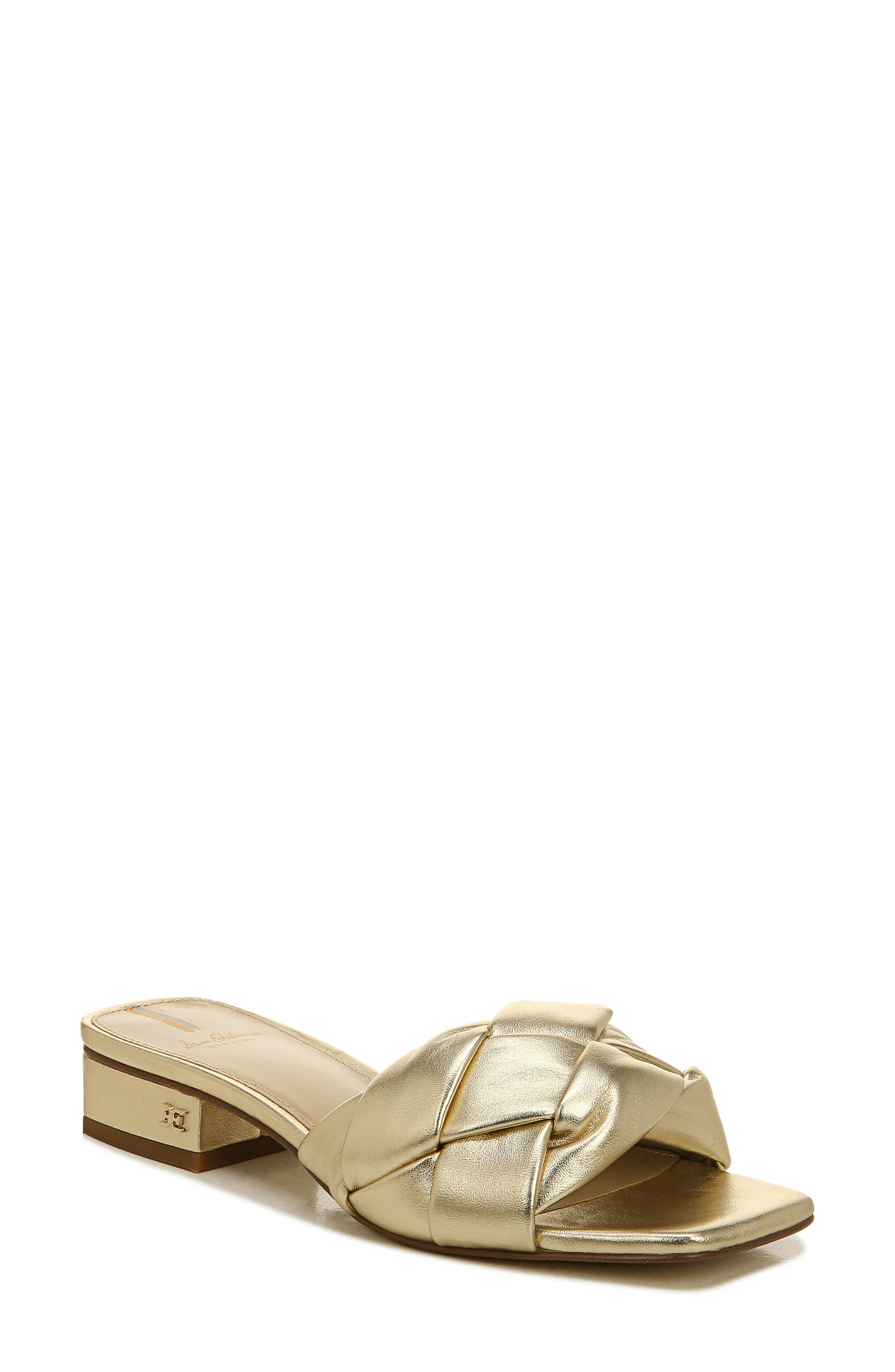 Sam edelman gold online slides