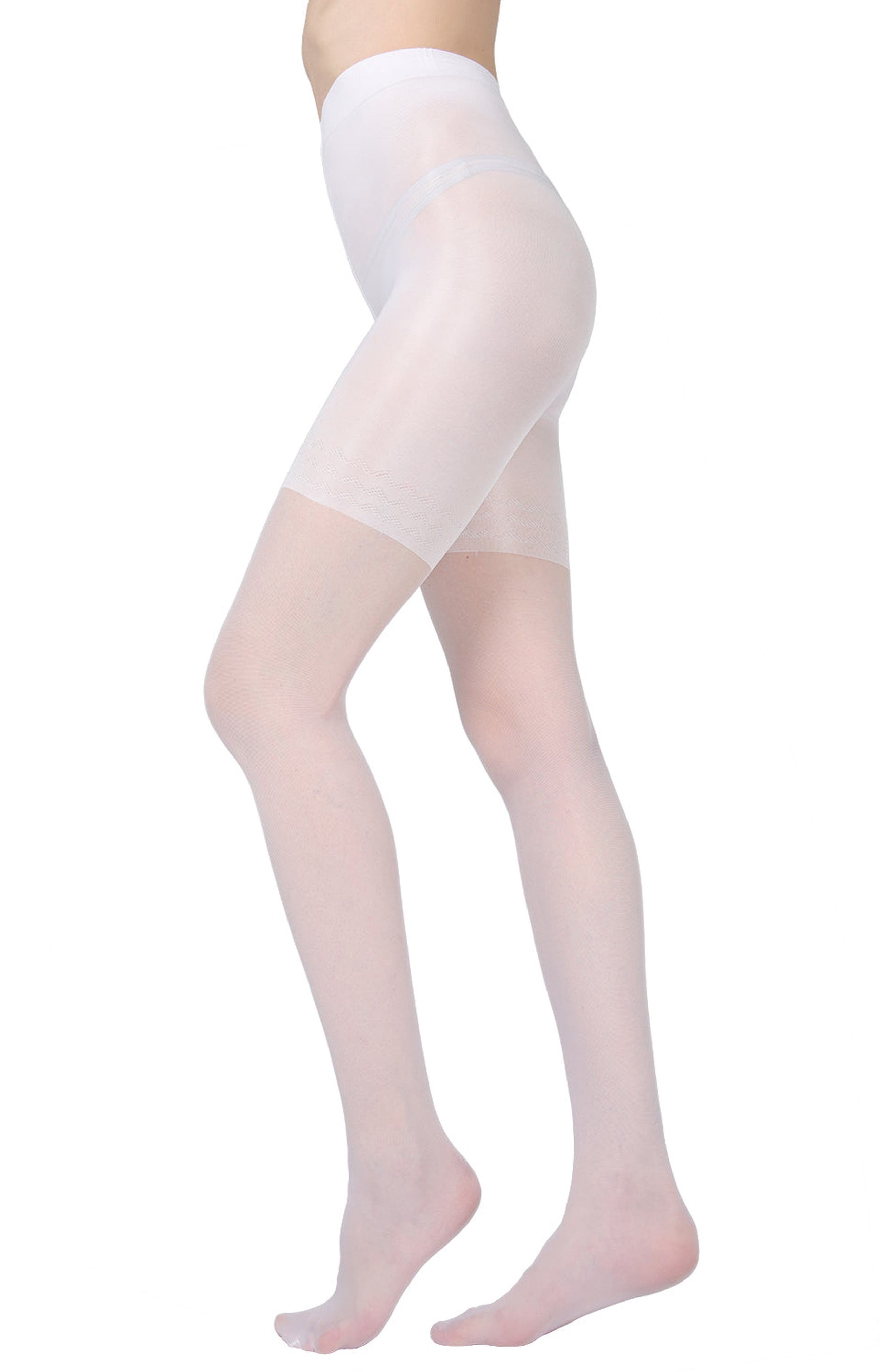 Women's White Tights, Pantyhose 