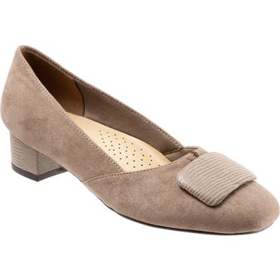 Trotters Delse Pump, Beige