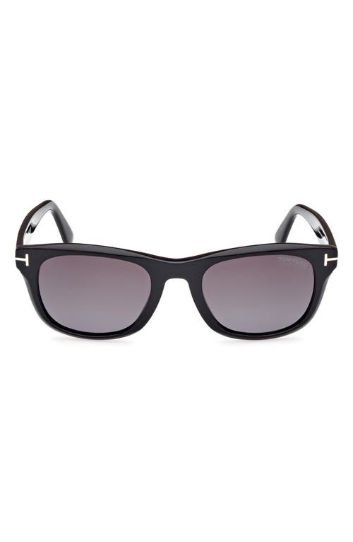 Tom Ford Kendel 54mm Square Sunglasses In Black