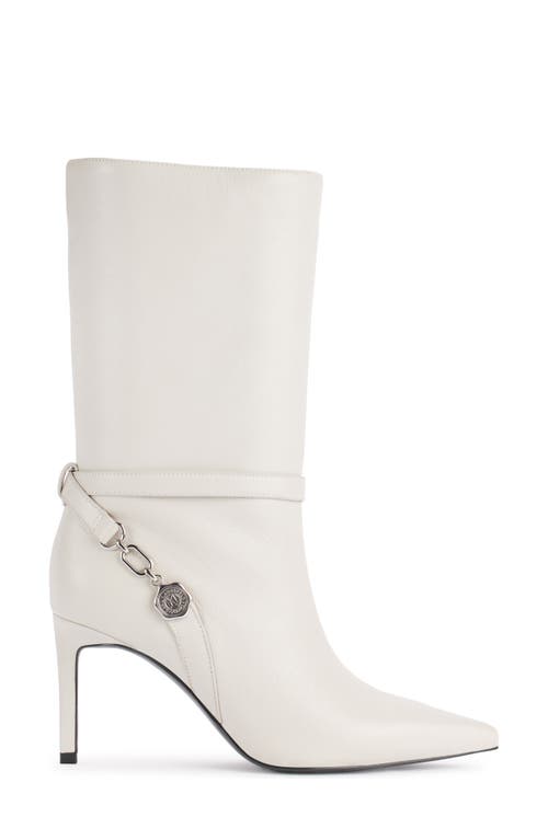 Karl Lagerfeld Paris Sharina Wedge Sneaker In Soft White