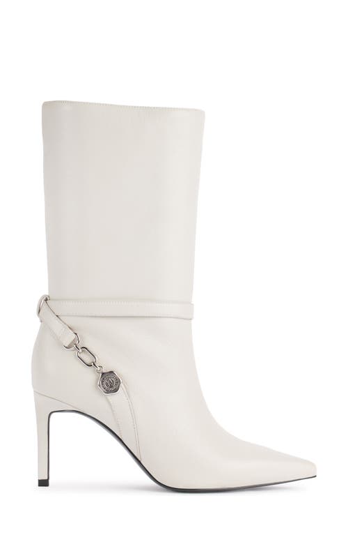 Shop Karl Lagerfeld Paris Sharina Wedge Sneaker In Soft White