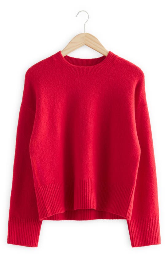 Shop & Other Stories Relaxed Sweater In Red