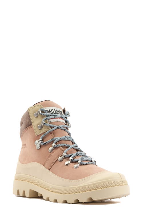 Palladium Pallabrousse Waterproof Lace-Up Boot Light Beige at Nordstrom,
