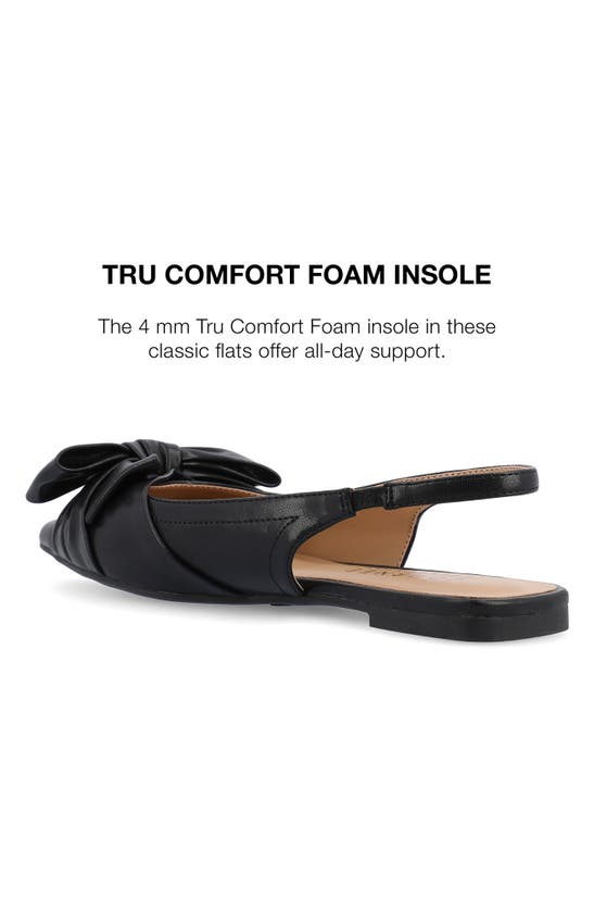 Journee Collection Sabrina Slingback Flat In Black