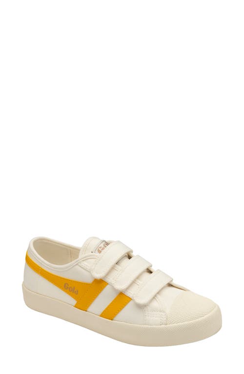 Gola Coaster Low Top Trainer In Off White/sun