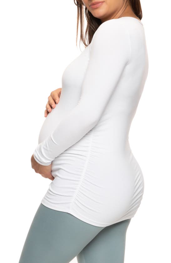 FELINA FELINA STRETCH COTTON & MODAL MATERNITY T-SHIRT