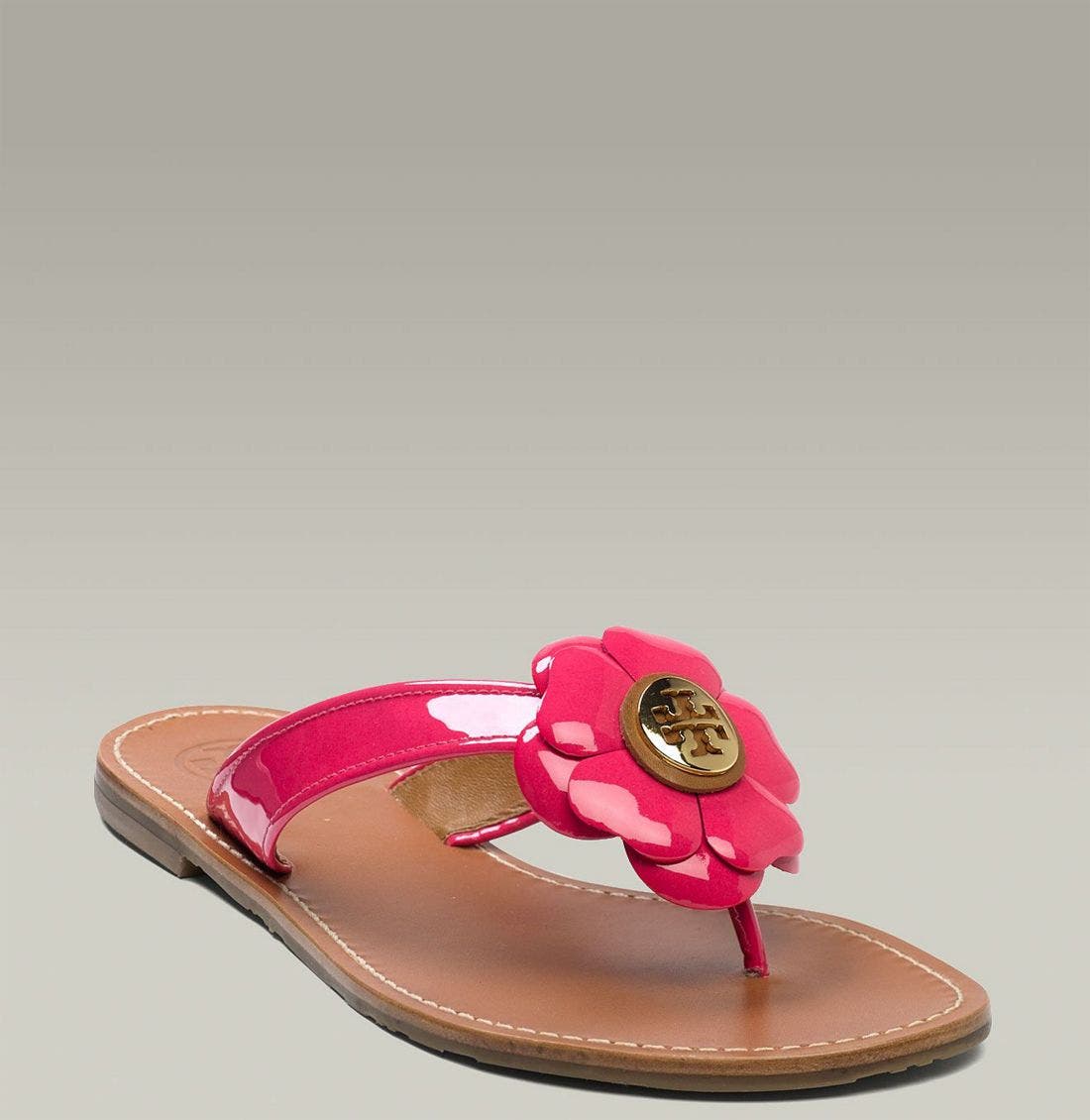 tory burch flower sandals