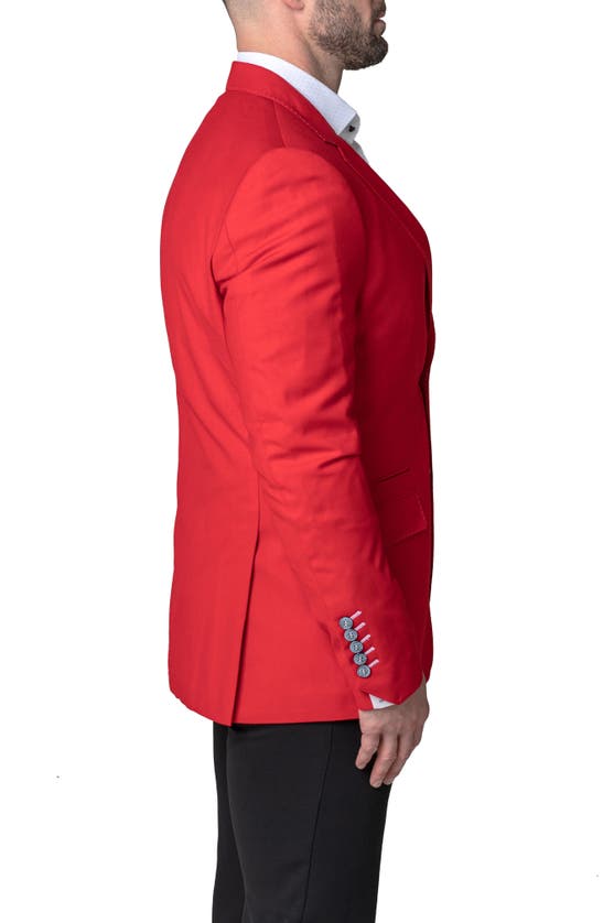 Shop Maceoo Socrates Sport Coat In Red