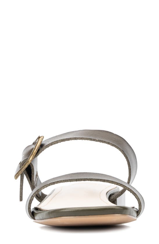 Shop New York And Company Helga Sandal In Olive