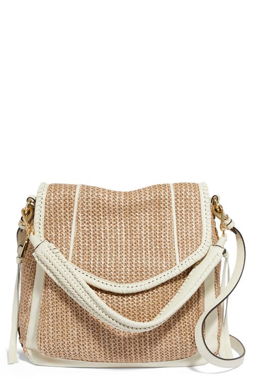 Aimee Kestenberg All for Love Convertible Leather Shoulder Bag in Raffia
