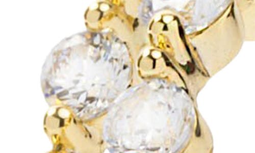 Melinda Maria She's An Icon Double Hoop Earrings In Goldhite