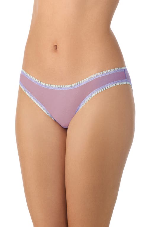 On Gossamer Mesh Bikini in Paisley Purple 