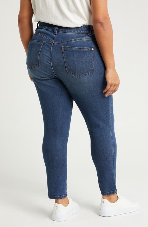 Shop Wit & Wisdom 'ab'solution Mid Rise Ankle Skinny Jeans In Blue