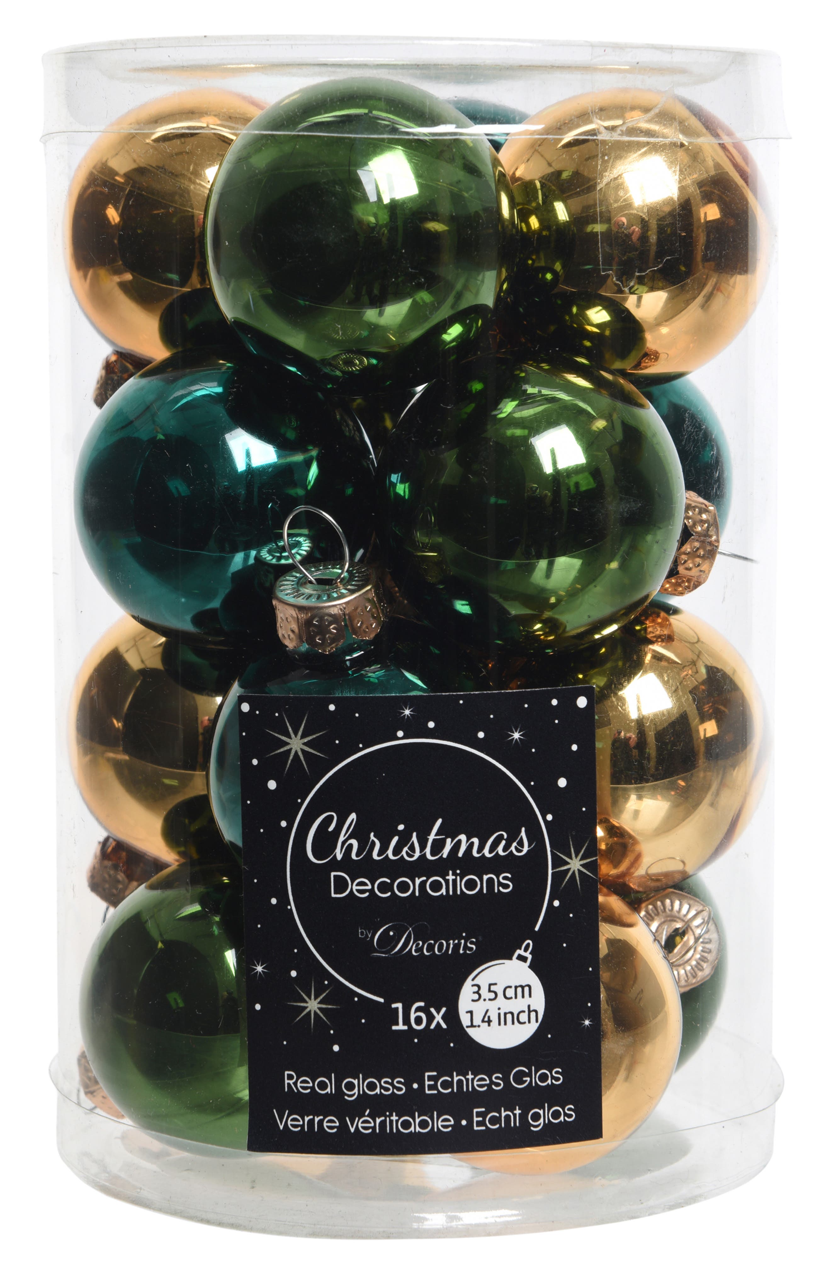 Decoris Set of 16 Glass Ball Ornaments Nordstrom