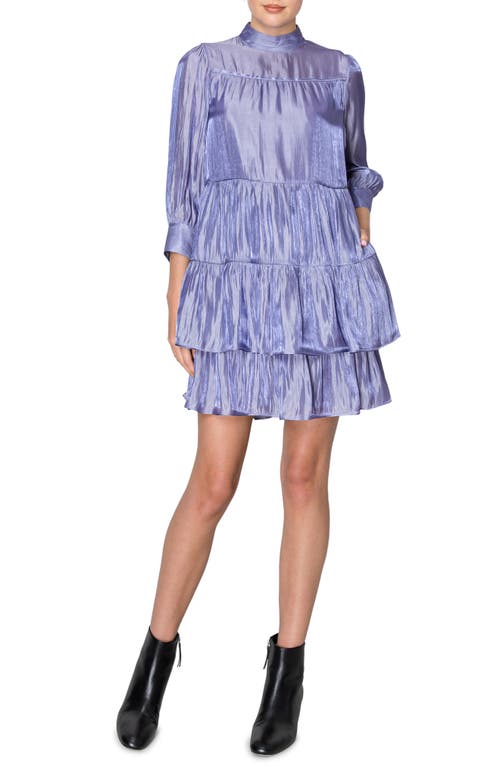 Shop Melloday Tiered Dress In Lavender