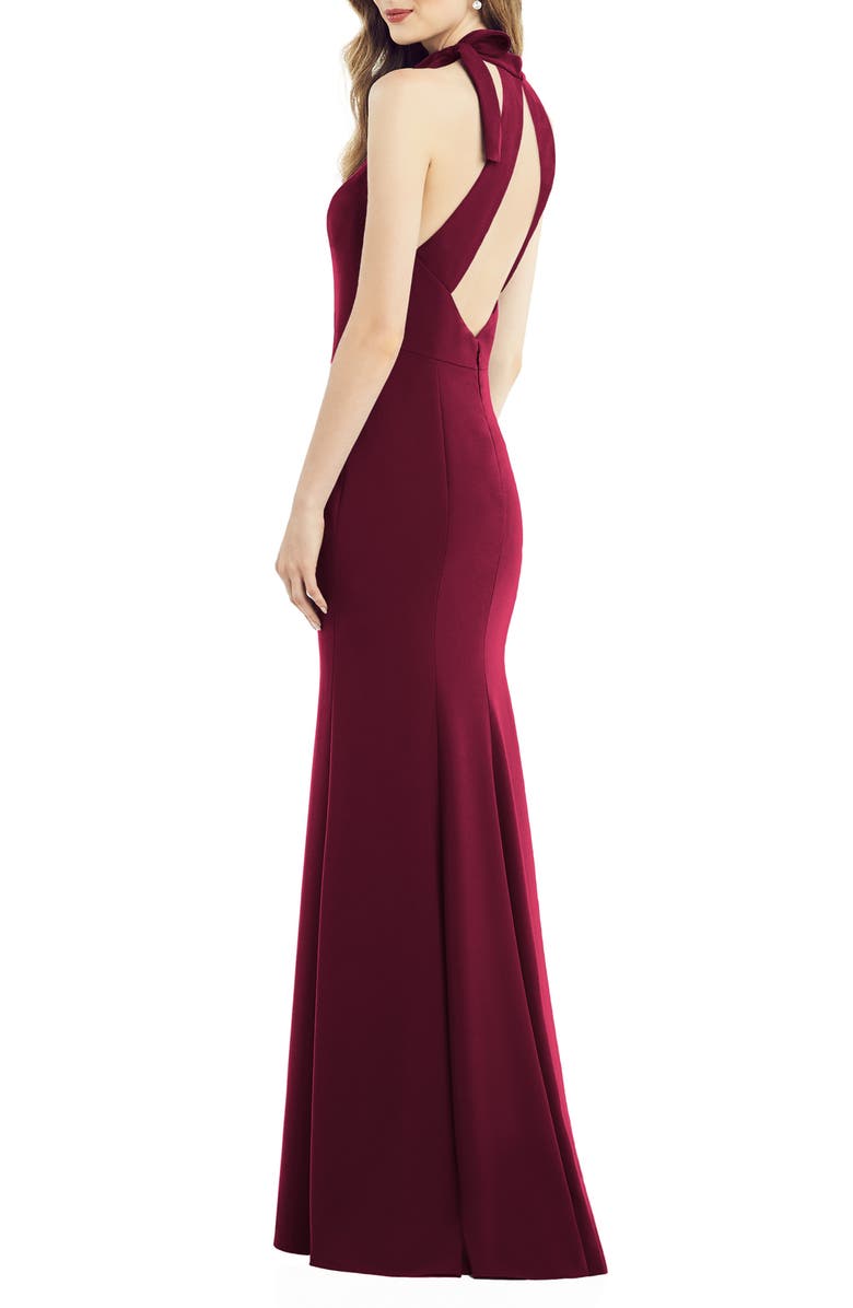 After Six Bow Neck Crepe Gown | Nordstrom