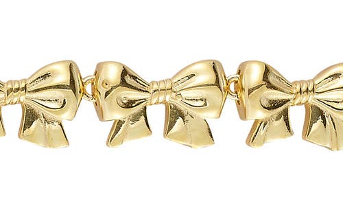 Sphera Milano Bow Necklace In Gold