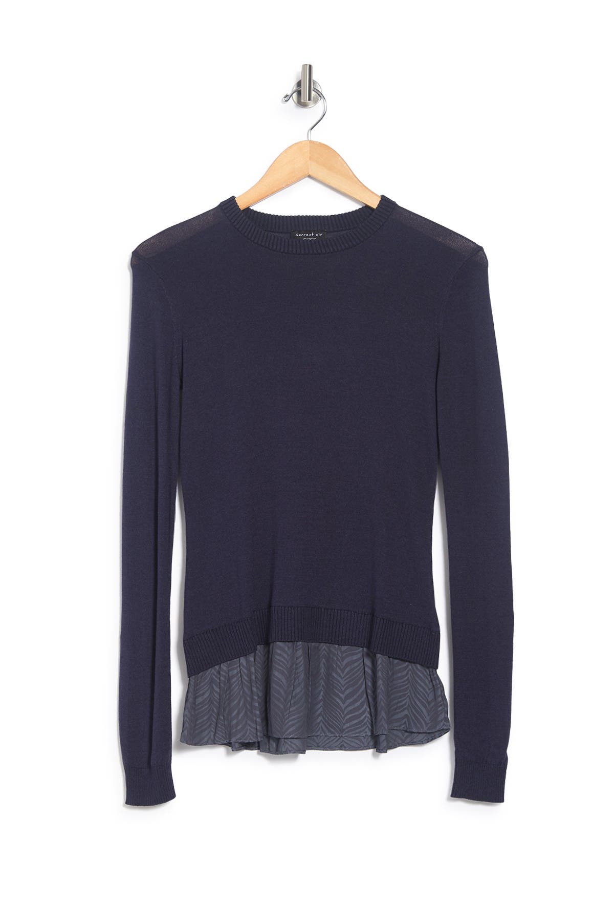 layering crew neck sweater