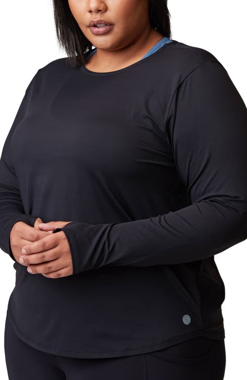 Threads 4 Thought Dacia Circle Back Top In Jet Black
