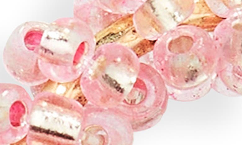 Shop Bp. Assorted 3-pack Imitation Pearl & Hoop Earring Pairs In Goldhite- Pink