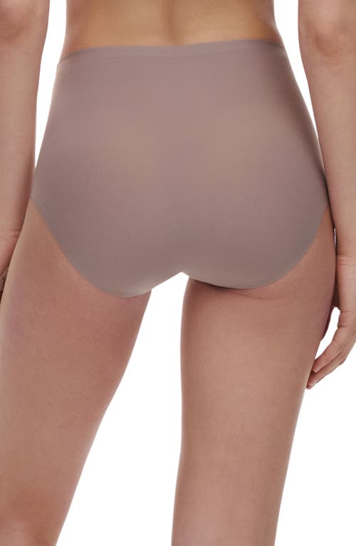 Shop Chantelle Lingerie Soft Stretch High Waist Briefs In Burned Pink