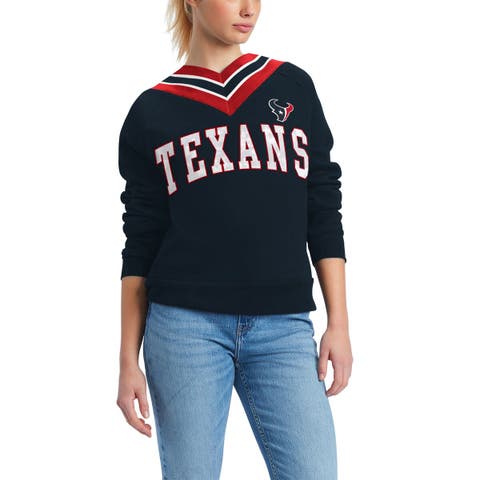 Tommy Hilfiger Women's Tommy Hilfiger Cream New Orleans Saints Zoey Raglan  Pullover Sweatshirt & Pants Lounge Set