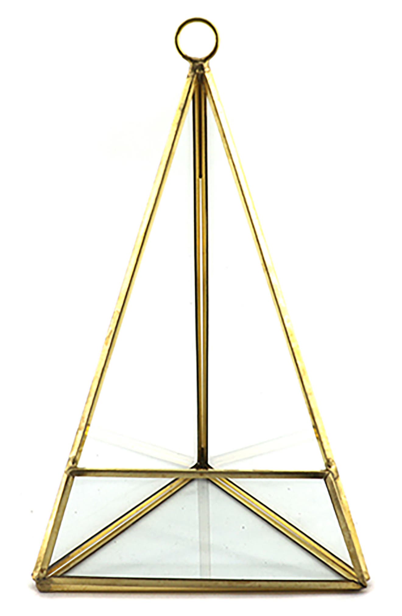 Nobia Decorative Glass Tabletop Item In Gold