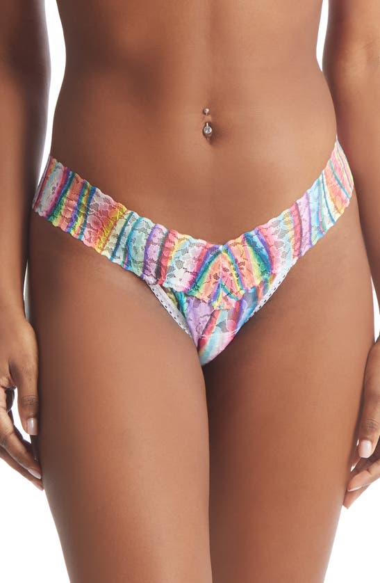 HANKY PANKY DAILY LACE™ PRINT LOW RISE THONG