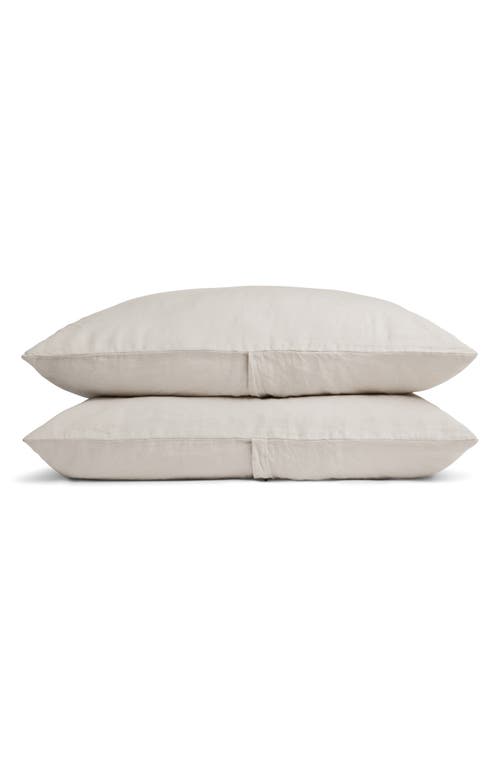 Parachute Set of 2 Linen Pillowcases in Bone at Nordstrom