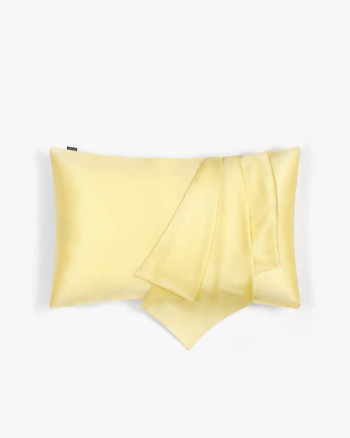 Shop Lilysilk Lilyáurea® Non-colorants Golden Silk Pillowcase In Undyed Natural Golden