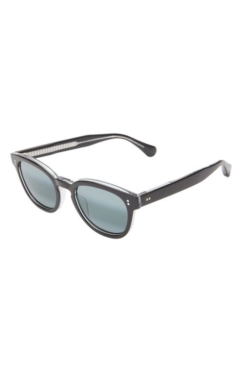 Maui Jim 52mm Round Core Sunglasses In Black Black Grey