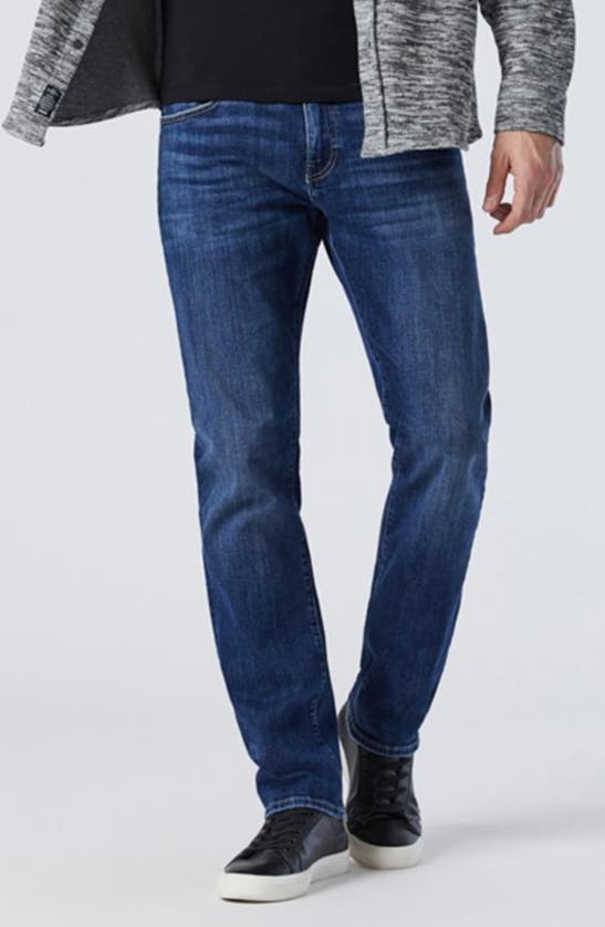 Shop Mavi Jeans Marcus Slim Straight Leg Jeans In Dark La Vintage