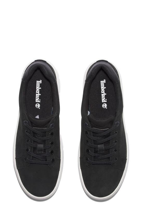 Shop Timberland Laurel Court Platform Sneaker In Black Nubuck