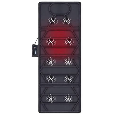 Pursonic Massage Mat With Soothing Heat In Black