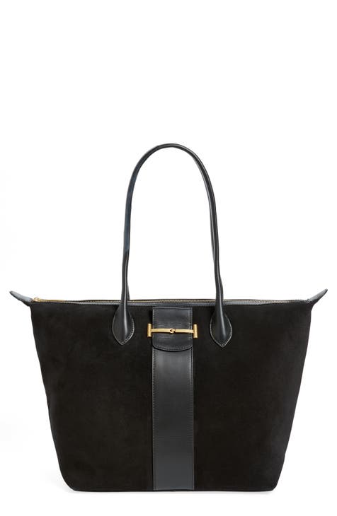 Ted Baker Tote Bags, Womens Elderflower tote bag Black