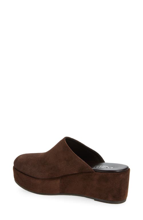 Cordani Camryn Platform Wedge Mule In T Moro Suede