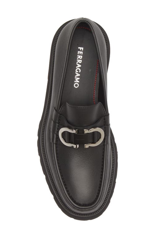 Ferragamo Cocoon Loafer In Nero Nero Nero