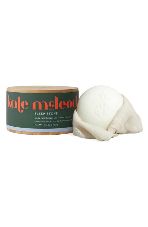 Kate Mcleod The Body Stone - Deep Moisturizing Cocoa Butter Lotion Bar For Dry Skin Treatment Sleep Stone 3.5 oz In Starter Kit