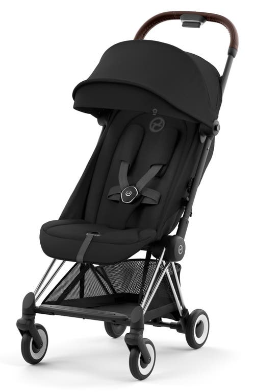 CYBEX COYA Compact Lightweight Travel Stroller in Sepia Black at Nordstrom