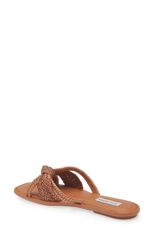 Shop Steve Madden Kandace Slide Sandal In Cognac