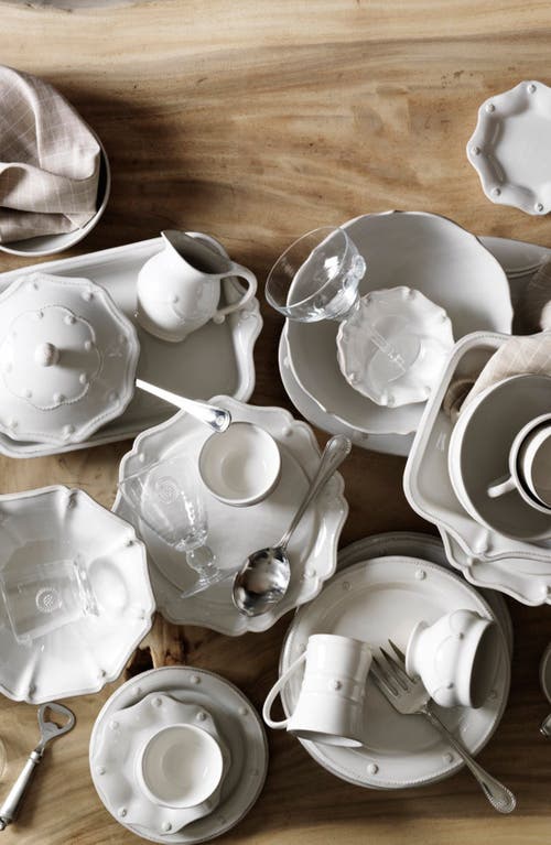 Juliska 'berry And Thread' Scallop Charger Plate In Whitewash