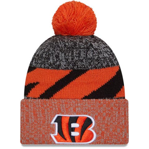 Women's WEAR by Erin Andrews Orange Cincinnati Bengals Ombre Pom Knit Hat  and Scarf Set