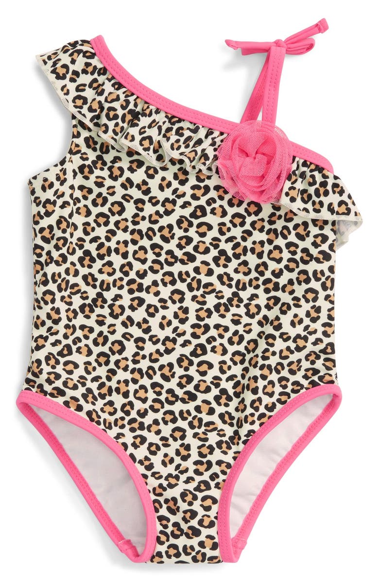 Little Me Cheetah Print One-Piece Swimsuit (Baby Girls) | Nordstrom