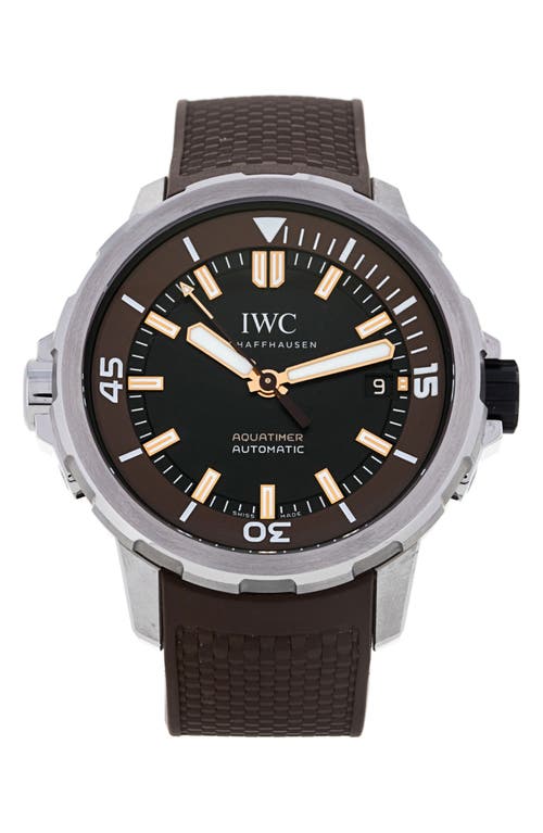 IWC Preowned 2020 Aquatimer Limited Edition Boesch Automatic Rubber Strap Watch