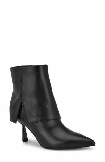 Front pointy toe booties nine west clearance