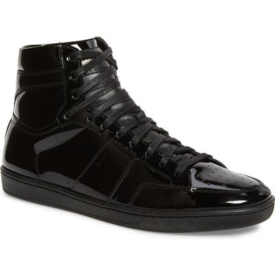 Saint Laurent Sl/10H Signature Court Classic High Top Sneaker, Black