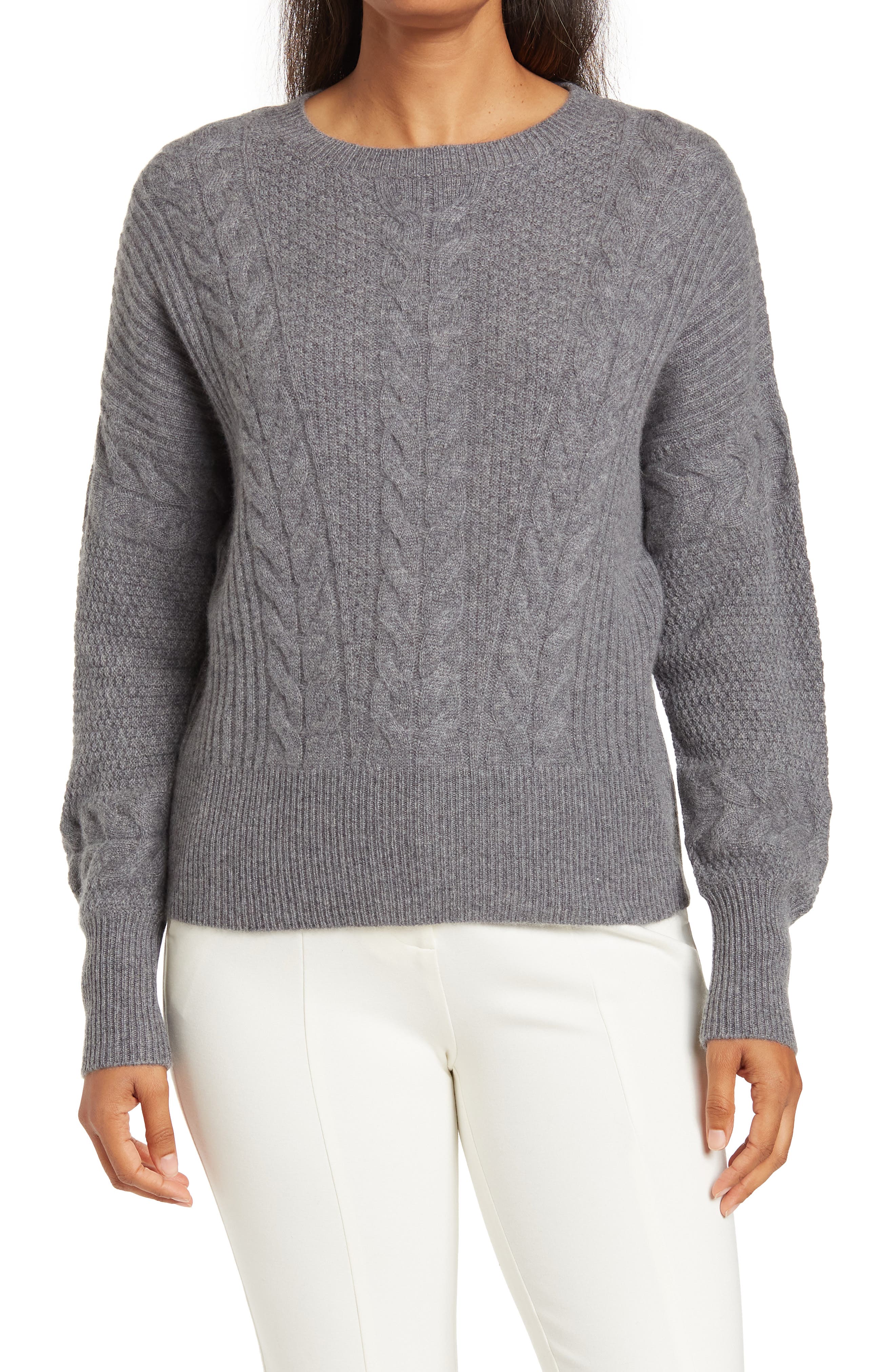Magaschoni Cashmere Dolman Sleeve 