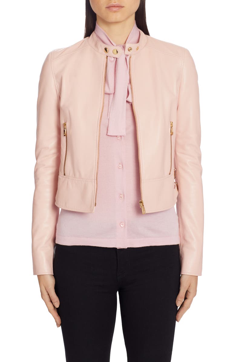 Dolce Gabbana Leather Jacket Nordstrom